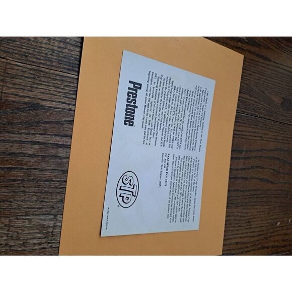 Vintage Lake Speed Driver Card #83 Oldsmobile Prestone STP 6x9 NASCAR Promo - Picture 2 of 2